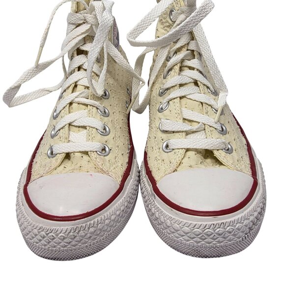 Converse Womens All Star High-Top Eyelet Lace Sneakers 9 US - Picture 2 of 6